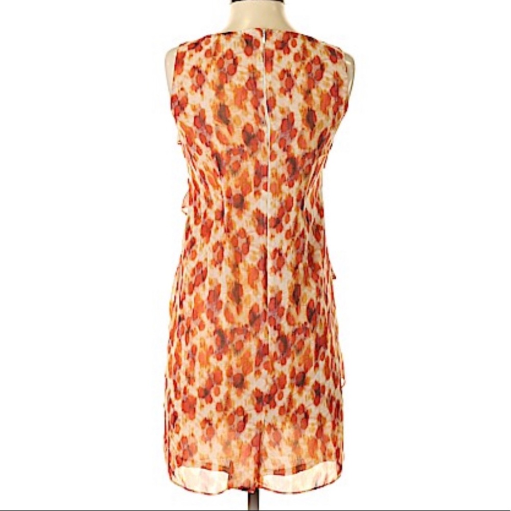 Ann Taylor Petite Dress with Ruffles perfect for fall 4 Petite - Picture 2 of 2